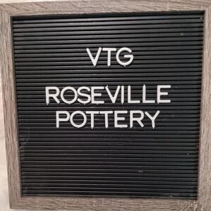 Vtg Roseville Pottery